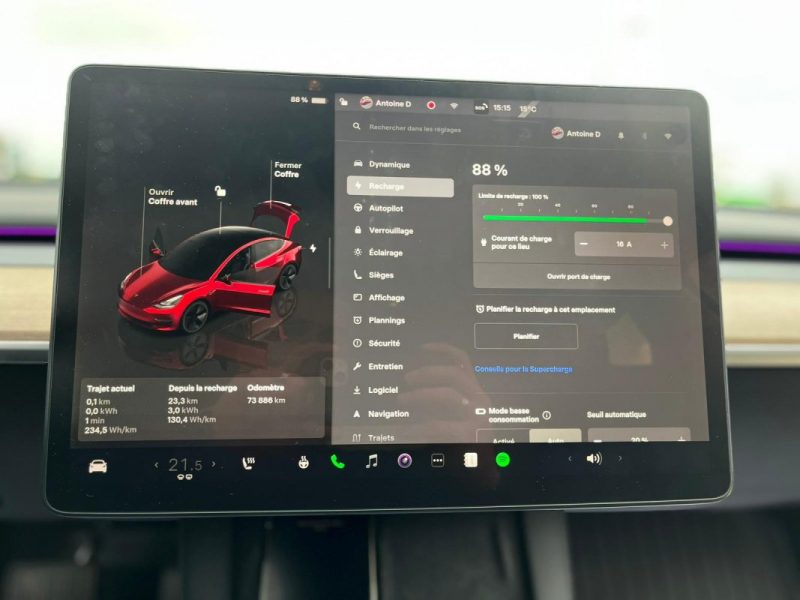 TESLA MODEL 3 STANDARD RWD PLUS MY22 - GARANTIE