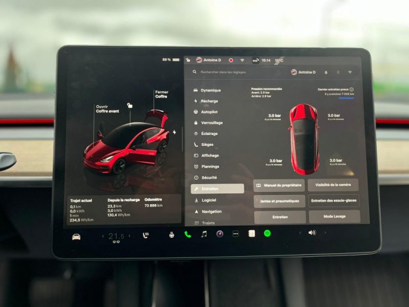 TESLA MODEL 3 STANDARD RWD PLUS MY22 - GARANTIE