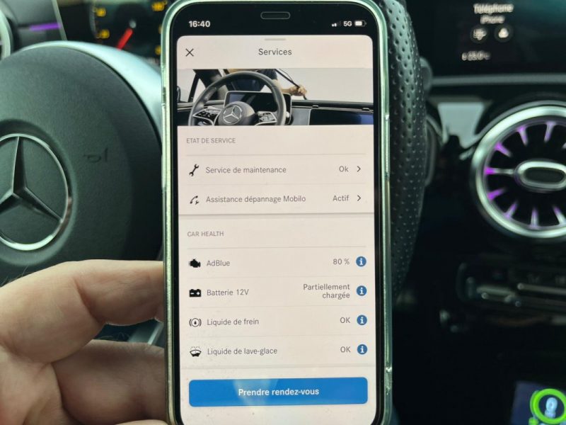 MERCEDES CLASSE A  IV 200 D AMG LINE 8G-DCT - GARANTIE