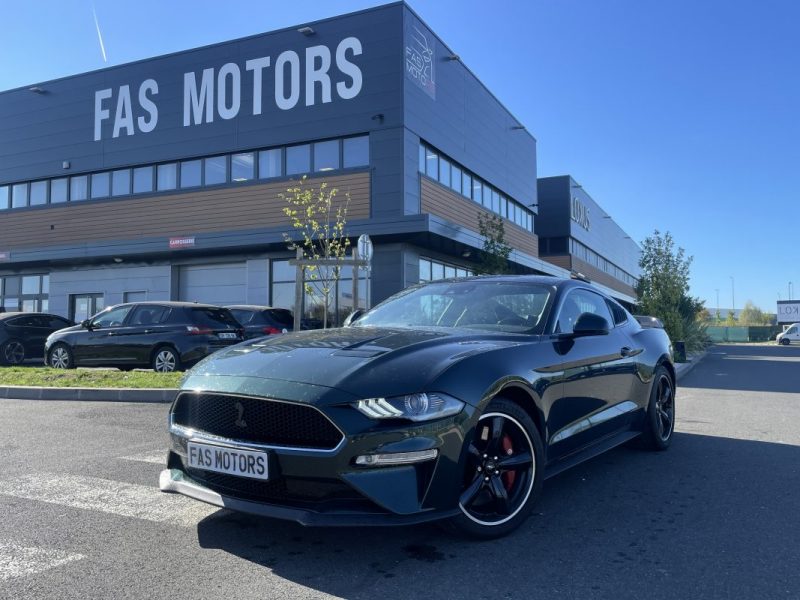FORD MUSTANG VI (2) FASTBACK 5.0 V8 BULLITT – 460CH – GARANTIE - MALUS PAYEE