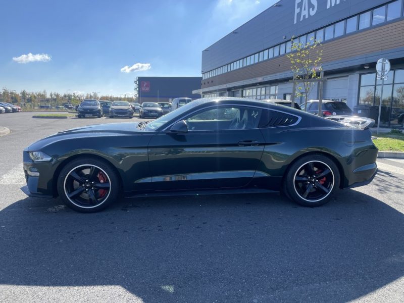 FORD MUSTANG VI (2) FASTBACK 5.0 V8 BULLITT – 460CH – GARANTIE - MALUS PAYEE