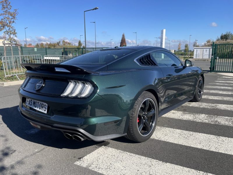 FORD MUSTANG VI (2) FASTBACK 5.0 V8 BULLITT – 460CH – GARANTIE - MALUS PAYEE